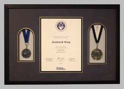 Certificate Framing Example